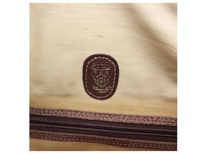 Borsa Boston in pelle marrone Gucci - vista 10