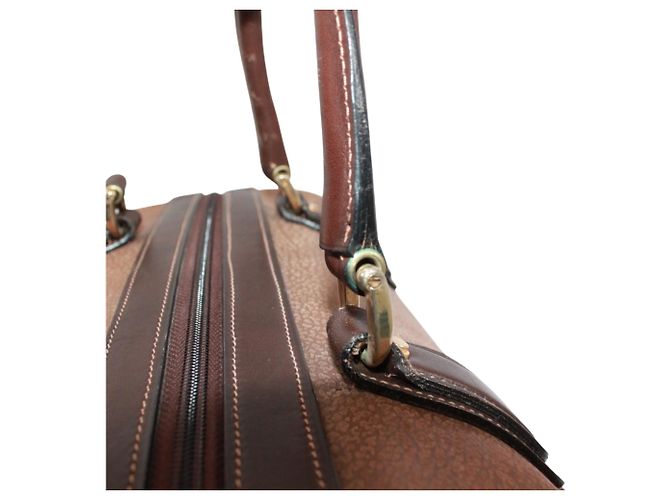 Borsa Boston in pelle marrone Gucci - vista 15