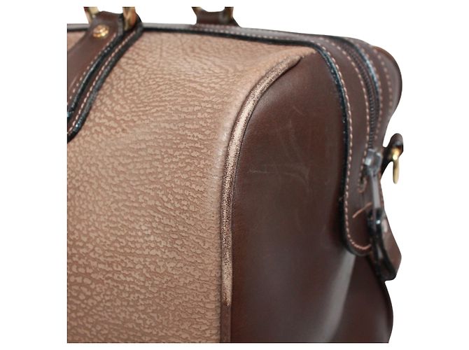 Borsa Boston in pelle marrone Gucci - vista 23