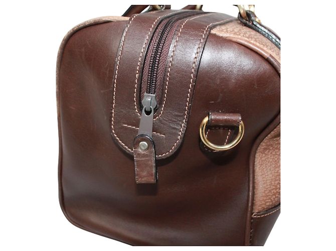 Borsa Boston in pelle marrone Gucci - vista 24