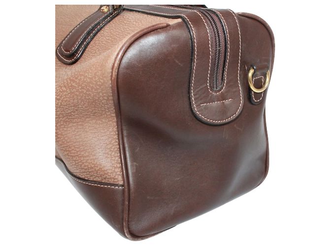 Borsa Boston in pelle marrone Gucci - vista 25