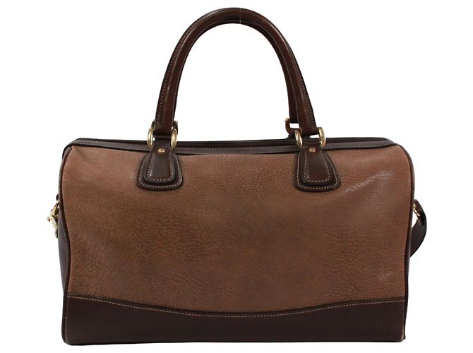 Borsa Boston in pelle marrone Gucci - vista 3