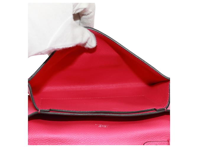 Hermès Borsa a tracolla Hermes H Passant Marrone Rosa Blu - vista 7
