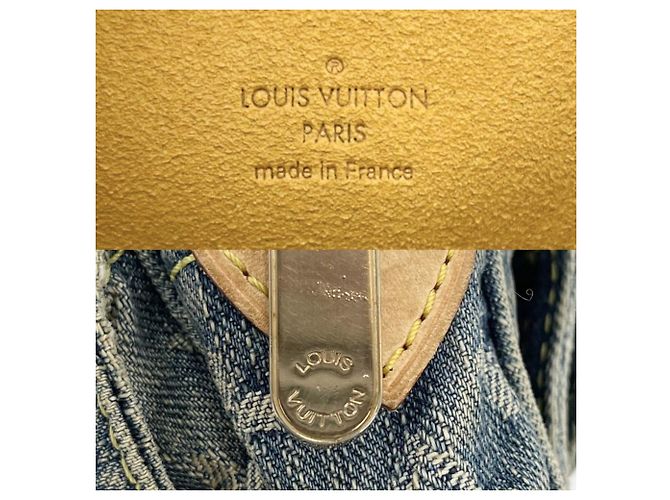 Marsupio Louis Vuitton Monogram Denim da donna Blu - vista 5