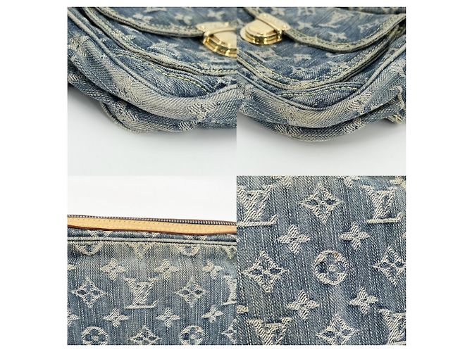 Marsupio Louis Vuitton Monogram Denim da donna Blu - vista 6
