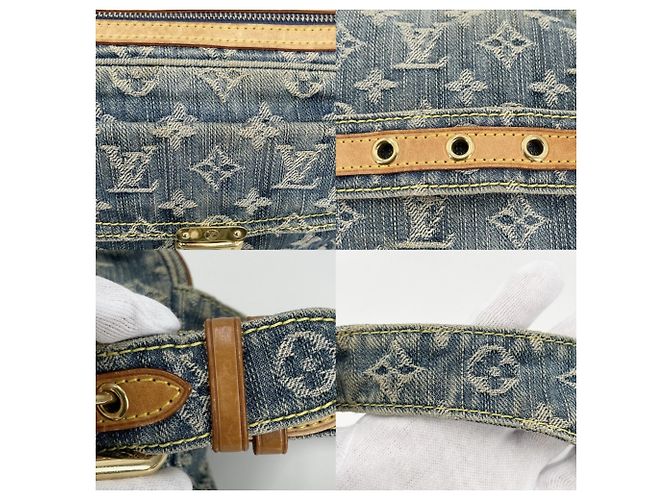 Marsupio Louis Vuitton Monogram Denim da donna Blu - vista 8