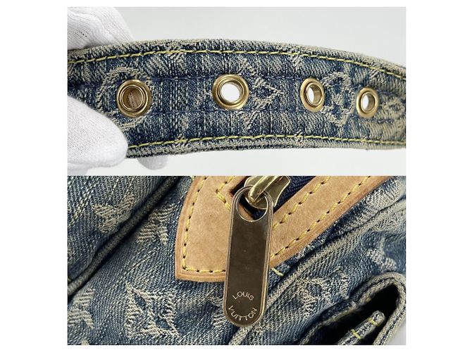 Marsupio Louis Vuitton Monogram Denim da donna Blu - vista 9