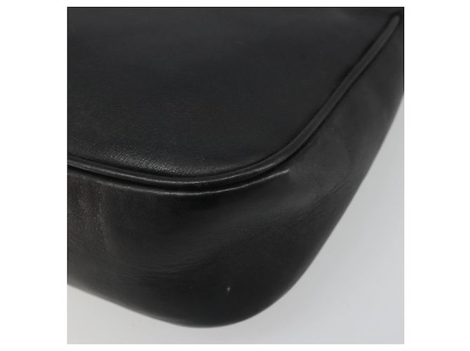Borsa a Spalla GUCCI Bamboo in Pelle Nera Argento 001 3865 Auth mr2519V Nero - vista 12