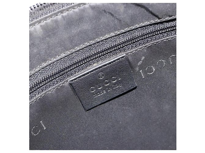 Borsa a Spalla GUCCI Bamboo in Pelle Nera Argento 001 3865 Auth mr2519V Nero - vista 16