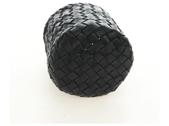 BOTTEGA VENETA INTRECCIATO Go Game Set Cuir Blanc Noir Auth bs35708M - vue 11