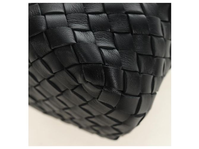 BOTTEGA VENETA INTRECCIATO Go Game Set Cuir Blanc Noir Auth bs35708M - vue 13