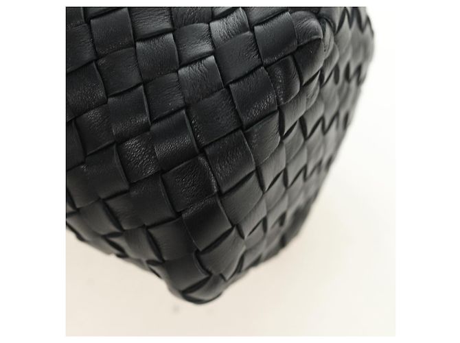 BOTTEGA VENETA INTRECCIATO Go Game Set Cuir Blanc Noir Auth bs35708M - vue 14