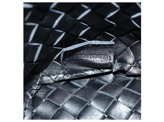 BOTTEGA VENETA INTRECCIATO Go Game Set Cuir Blanc Noir Auth bs35708M - vue 19