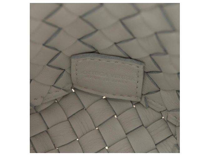 BOTTEGA VENETA INTRECCIATO Go Game Set Cuir Blanc Noir Auth bs35708M - vue 37