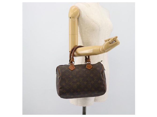 LOUIS VUITTON Borsa Monogram Speedy 25 M41528 LV Auth 189873 Monogramma - vista 21