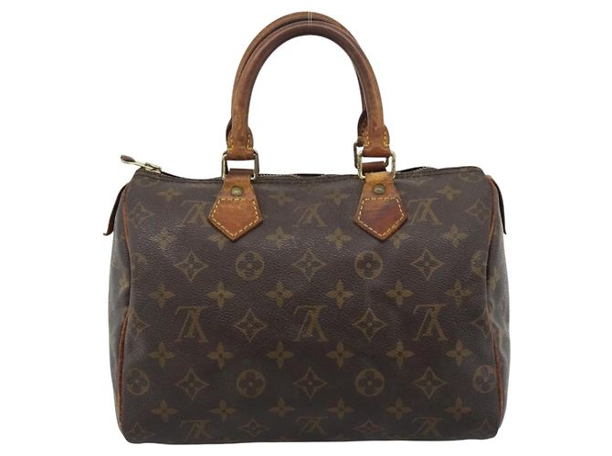 LOUIS VUITTON Borsa Monogram Speedy 25 M41528 LV Auth 189873 Monogramma - vista 3