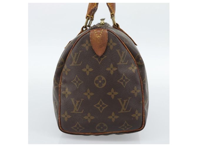 LOUIS VUITTON Borsa Monogram Speedy 25 M41528 LV Auth 189873 Monogramma - vista 4