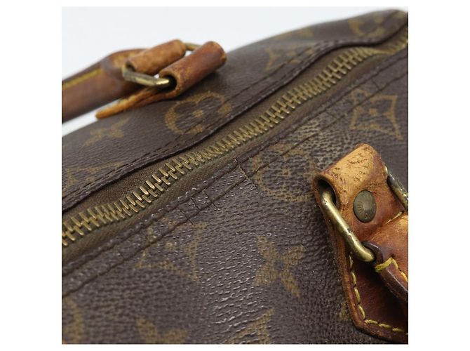 LOUIS VUITTON Borsa Monogram Speedy 25 M41528 LV Auth 189873 Monogramma - vista 7