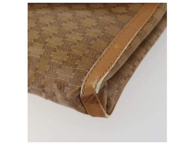 Céline CELINE Borsa a Spalla Macadam PVC Pelle Beige Oro Autentica bs35806 D'oro - vista 10