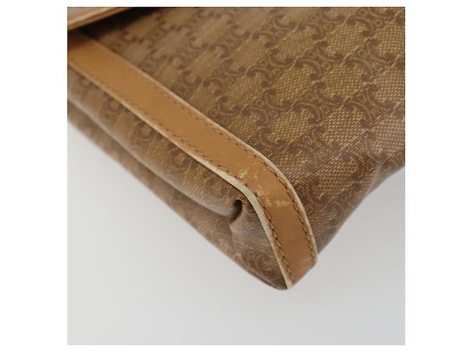 Céline CELINE Borsa a Spalla Macadam PVC Pelle Beige Oro Autentica bs35806 D'oro - vista 11