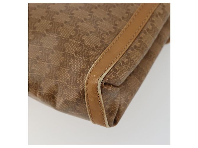 Céline CELINE Borsa a Spalla Macadam PVC Pelle Beige Oro Autentica bs35806 D'oro - vista 12