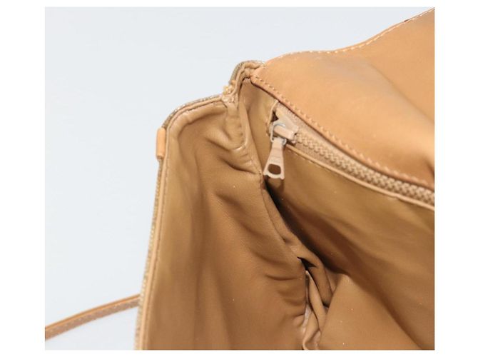 Céline CELINE Borsa a Spalla Macadam PVC Pelle Beige Oro Autentica bs35806 D'oro - vista 19