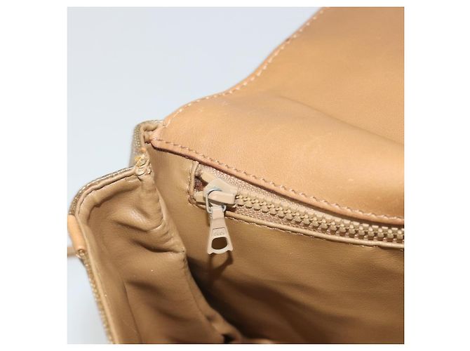 Céline CELINE Borsa a Spalla Macadam PVC Pelle Beige Oro Autentica bs35806 D'oro - vista 20