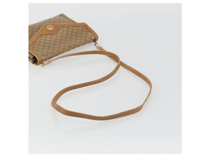 Céline CELINE Borsa a Spalla Macadam PVC Pelle Beige Oro Autentica bs35806 D'oro - vista 7