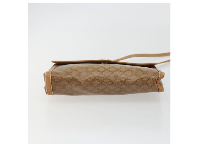 Céline CELINE Borsa a Spalla Macadam PVC Pelle Beige Oro Autentica bs35806 D'oro - vista 9