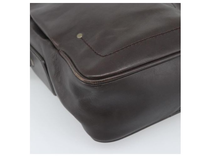 Borsa a Spalla BALLY in Pelle Marrone Oro Auth 189939 D'oro - vista 11