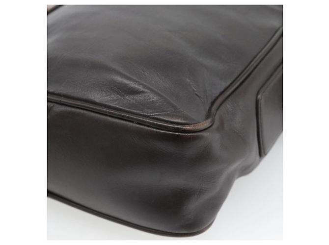 Borsa a Spalla BALLY in Pelle Marrone Oro Auth 189939 D'oro - vista 12