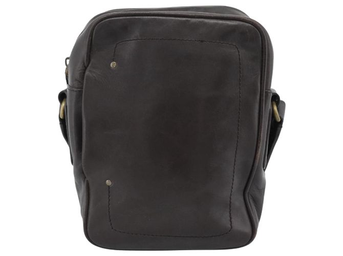Borsa a Spalla BALLY in Pelle Marrone Oro Auth 189939 D'oro - vista 2