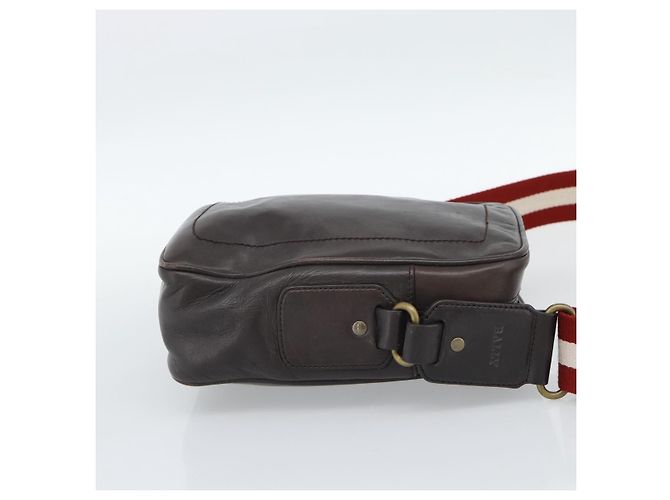 Borsa a Spalla BALLY in Pelle Marrone Oro Auth 189939 D'oro - vista 5