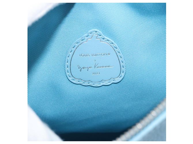 LOUIS VUITTON Monogram Yayoi Kusama Hobo Cruiser Bag Light M21716 Auth 189829SM Blu chiaro - vista 10