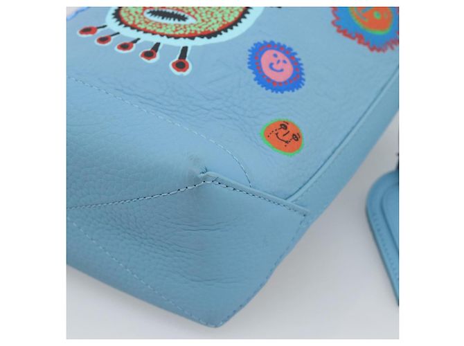 LOUIS VUITTON Monogram Yayoi Kusama Hobo Cruiser Bag Light M21716 Auth 189829SM Blu chiaro - vista 16