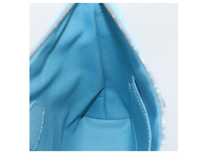 LOUIS VUITTON Monogram Yayoi Kusama Hobo Cruiser Bag Light M21716 Auth 189829SM Blu chiaro - vista 22