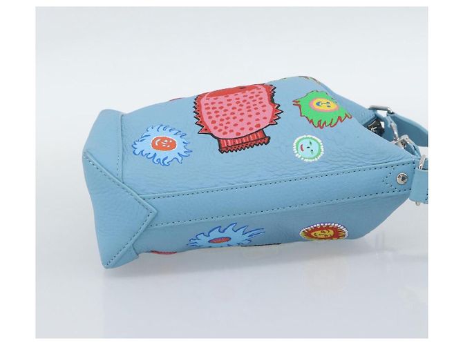LOUIS VUITTON Monogram Yayoi Kusama Hobo Cruiser Bag Light M21716 Auth 189829SM Blu chiaro - vista 4