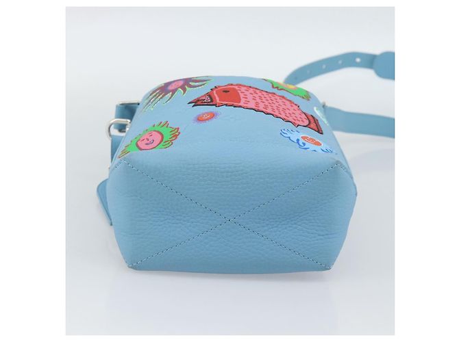 LOUIS VUITTON Monogram Yayoi Kusama Hobo Cruiser Bag Light M21716 Auth 189829SM Blu chiaro - vista 5