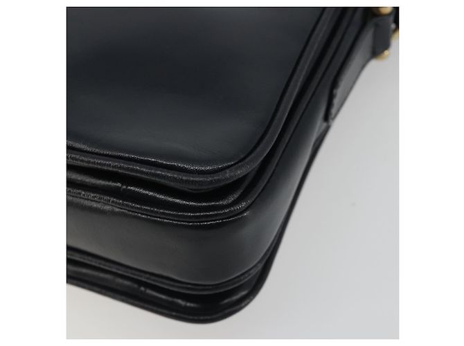 Borsa a Spalla GIVENCHY in Pelle Blu Navy e Oro Auth 188588 D'oro - vista 12