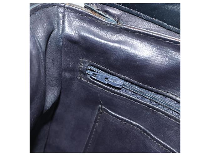Borsa a Spalla GIVENCHY in Pelle Blu Navy e Oro Auth 188588 D'oro - vista 20