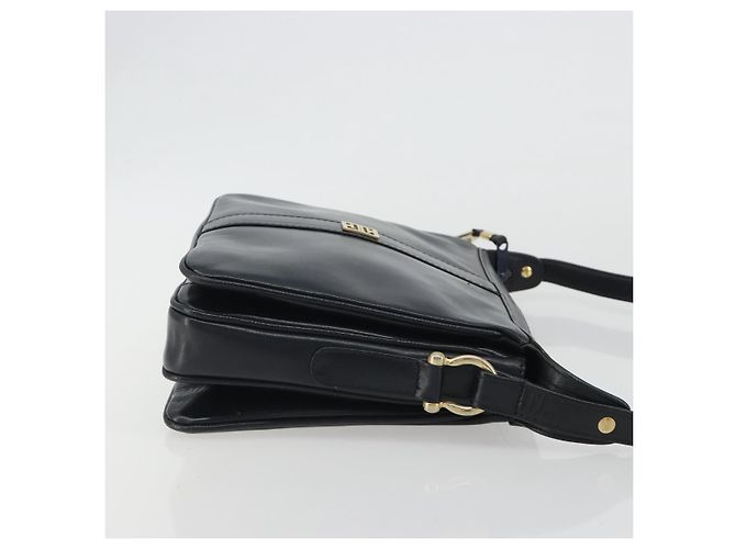 Borsa a Spalla GIVENCHY in Pelle Blu Navy e Oro Auth 188588 D'oro - vista 4