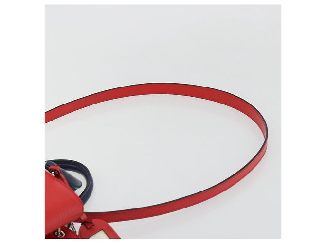 Borsa LOUIS VUITTON Epi Kleber PM Rossa M51347 LV Auth 189766V Rosso - vista 10
