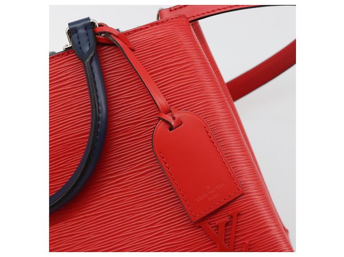 Borsa LOUIS VUITTON Epi Kleber PM Rossa M51347 LV Auth 189766V Rosso - vista 16