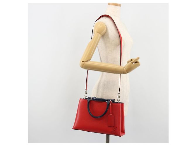 Borsa LOUIS VUITTON Epi Kleber PM Rossa M51347 LV Auth 189766V Rosso - vista 26