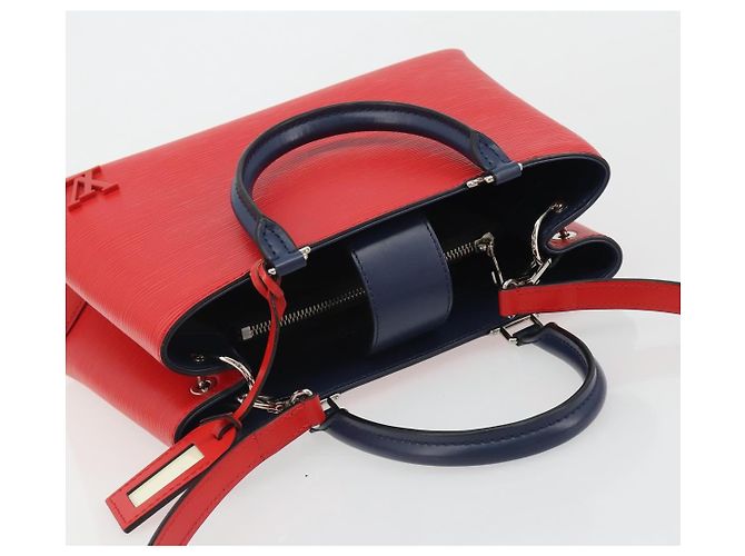 Borsa LOUIS VUITTON Epi Kleber PM Rossa M51347 LV Auth 189766V Rosso - vista 6