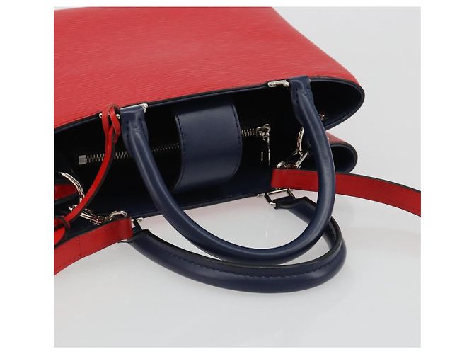 Borsa LOUIS VUITTON Epi Kleber PM Rossa M51347 LV Auth 189766V Rosso - vista 7