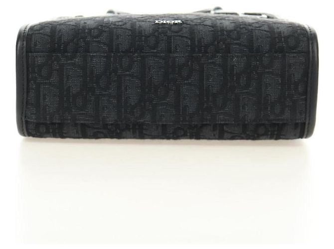 Borsa Christian Dior Trotter Canvas Safari 2way Nera Argento Autentica 189716SM - vista 11