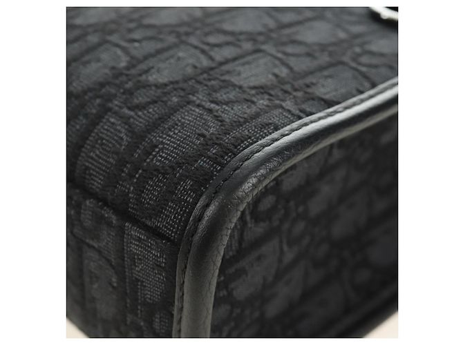 Borsa Christian Dior Trotter Canvas Safari 2way Nera Argento Autentica 189716SM - vista 13