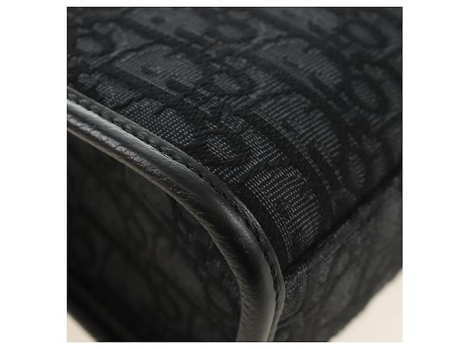 Borsa Christian Dior Trotter Canvas Safari 2way Nera Argento Autentica 189716SM - vista 14