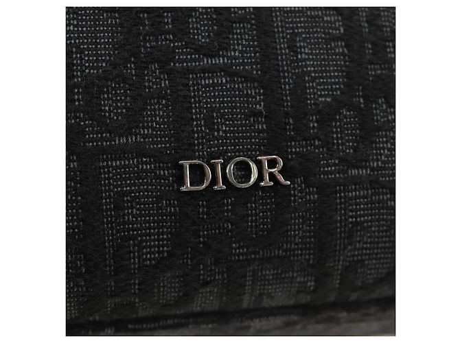 Borsa Christian Dior Trotter Canvas Safari 2way Nera Argento Autentica 189716SM - vista 16